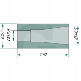 Suvirinimo įvorė 4301204400 granitas