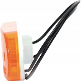 Stačiakampė LED markerinė lempa 12 24v su laidu