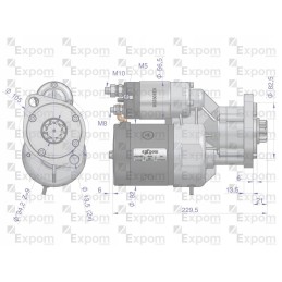 Starteris su magneton deutz 91427 reduktoriumi