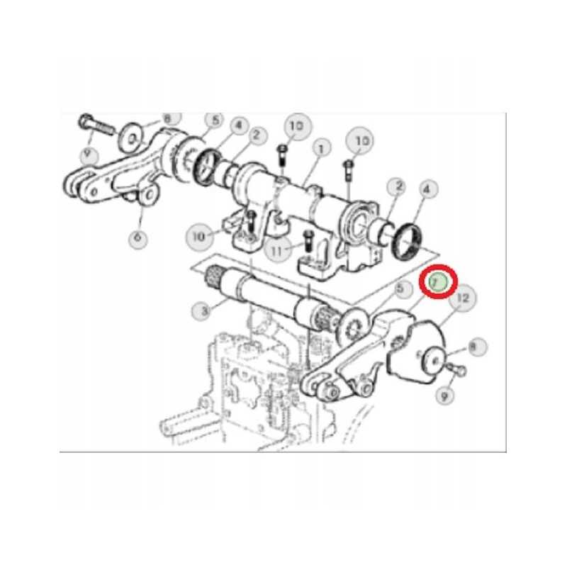 John Deere kėlimo rankena dešinė 31z r126713