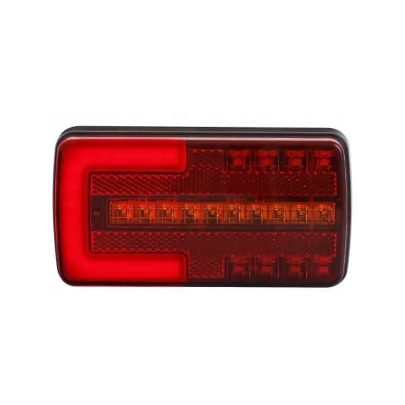 LED neoninis galinis žibintas karavanui LP