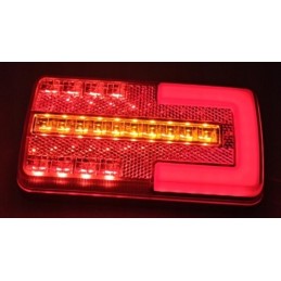 LED neoninis galinis žibintas karavanui LP