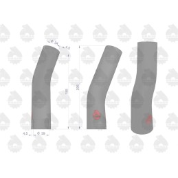 Viršutinis guminis ortakis sutvirtintas audiniu c 360 3p ru