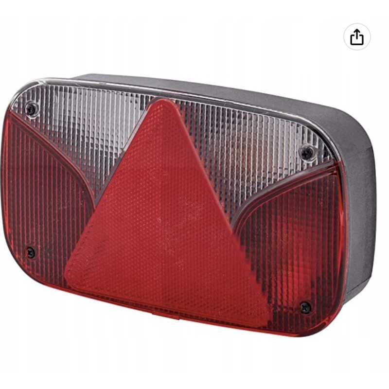 Hella kombinuotas galinis žibintas 247x138mm dešinė 12v