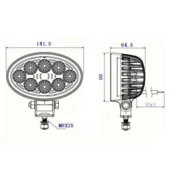 LED darbinė lempa 1760 liumenų