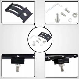 Led 378w halogeninis prožektorius darbo lempa 10v12v 24v