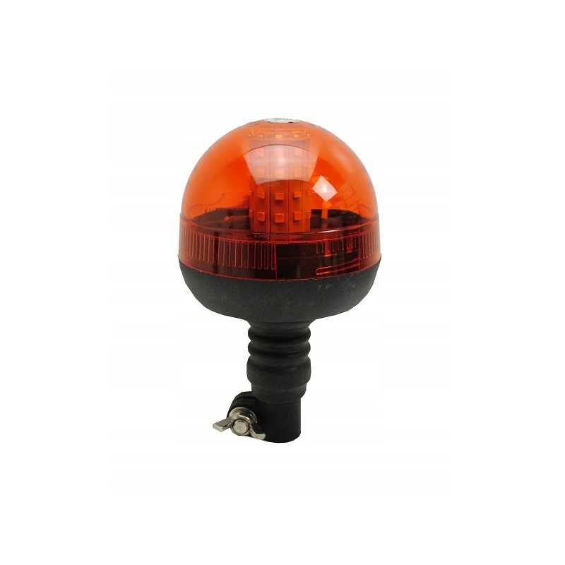 LED blykstės lempa 12 24v oranžinė