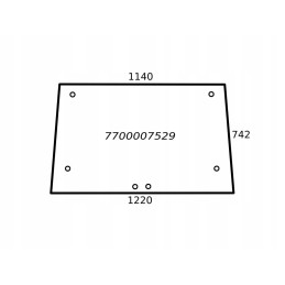 Galinis langas Renault Cab RS LS 7700007529
