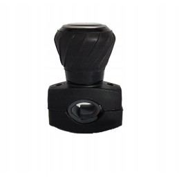 Universali vairo rankenėlė su rutuliniu guoliu, juoda