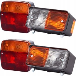 Priekiniai galiniai kombinuoti žibintai 12 24v ursus komplektas