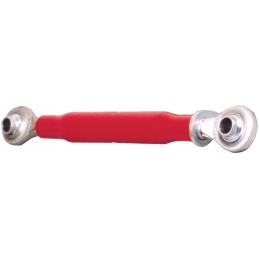 Viršutinė strypas, kampas 0 0 280 393 mm, raudonas