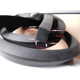 Durų sandarinimo profilis 13x16 mm ursus c 385 1mb