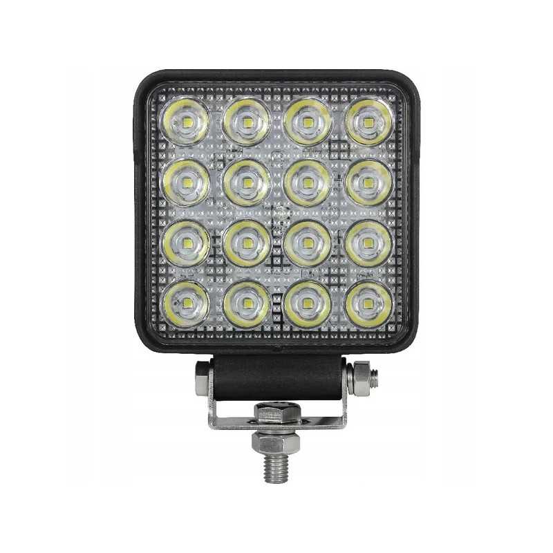 Darbo lempa 16 LED kvadratas 25w 3040 lm