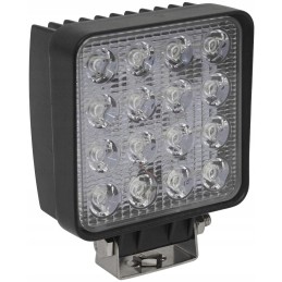 Darbo lempa 16 LED kvadratas 25w 3040 lm