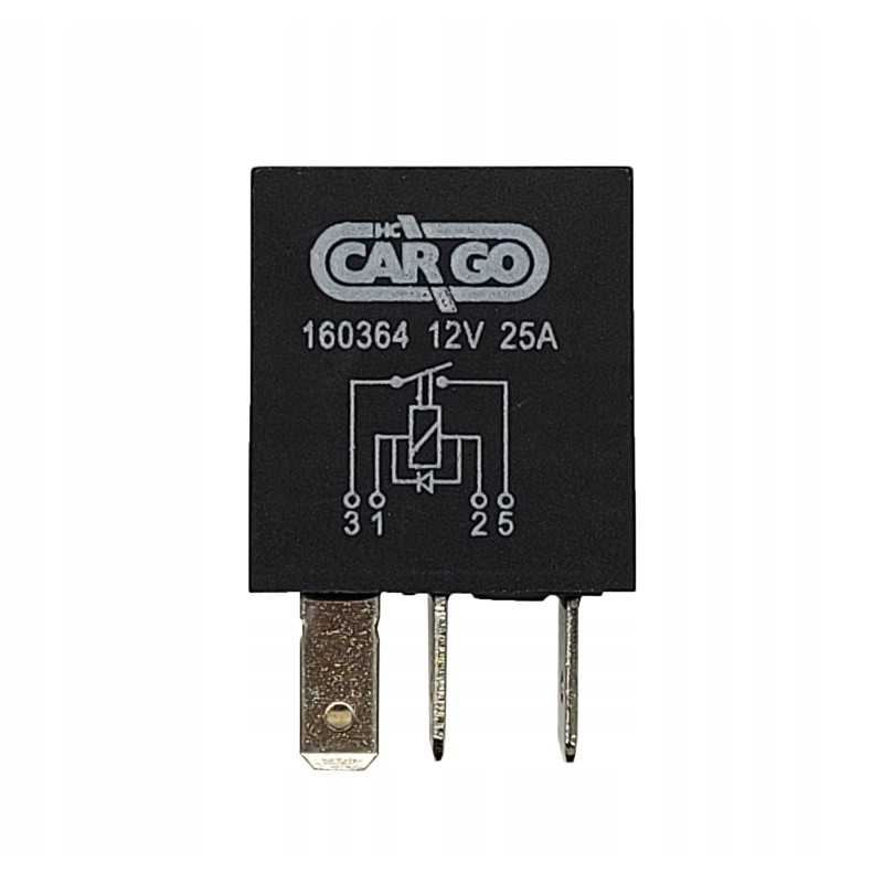 Mikro 12v autorelė su 25a diodu