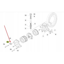 6005030385 stabdžių uždarymo dangtelio varžtas