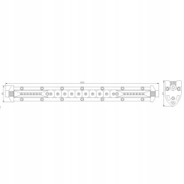 Darbinė lempa 24led 36w halogeninė 12 24v homologinė e9