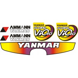 Lipdukų lipdukai ammann yanmar vio40 vio45 vio30