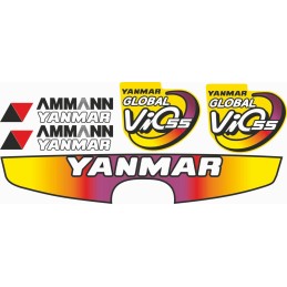 Lipdukų lipdukai ammann yanmar vio40 vio45 vio30