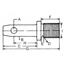 Z722064kr stabilizatoriaus kaištis 22x106mm