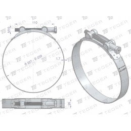 Spaustuvas gbs 227 239 gnybtas w1 nerūdijantis plienas