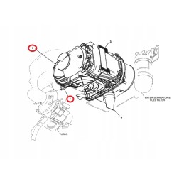 Oro filtrų komplektas cat 428f 432f2 cva