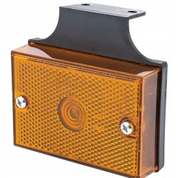 Stačiakampė gabaritinė lempa 12 24v, oranžinė