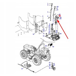 1678565m3 pavarų svirties dumplės