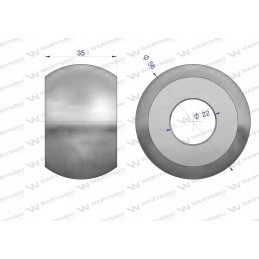 Grūdintas kamuolys, 1 kategorija 2 56x22x35 Warynski