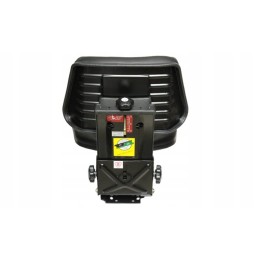 2 dalių juoda Zetor pakabos sėdynė