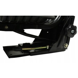 2 dalių juoda Zetor pakabos sėdynė