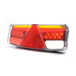 Kombinuotas galinis žibintas w170l 12 24v led ro mašina