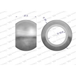 Grūdintas kamuolys, 4 kategorija, 85x50x57 Warynski