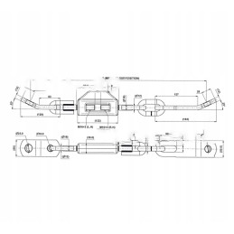 Aukščiausios kokybės sustiprinta šoninė grandinė, skirta mf 3 3028577m