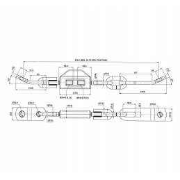 Aukščiausios kokybės sustiprinta šoninė grandinė, skirta mf 3 3028577m