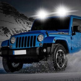 2 x halogeninių LED darbo lempų rinkinys 90w 12 24v