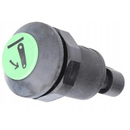 Apvalus žalias kėlimo mygtukas