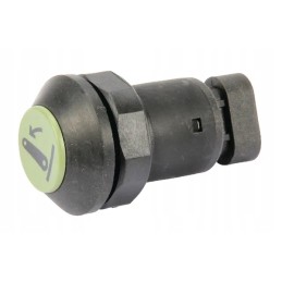 Apvalus žalias kėlimo mygtukas