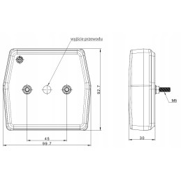 Autobusas sunkvežimis Ursus priekabos galinis žibintas, LED pagalba
