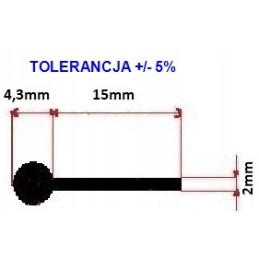 Kedra guminės sandarinimo juostos juostelė