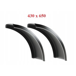 2x sparnas, rato arka, parlok 430x650mm ketvirtinis sunkvežimis