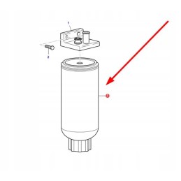 La504048025 kuro filtras su vandens separatoriumi