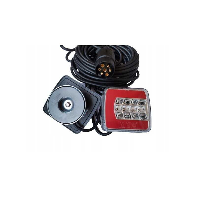 LED lempučių rinkinys priekabos magnetui 12-24