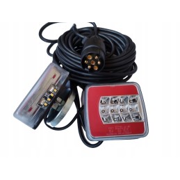 LED lempučių rinkinys priekabos magnetui 12-24