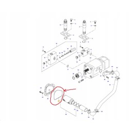 Valtra vkh4191 agco siurbimo filtro dangtelio oring
