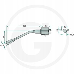 Hella vairo kolonėlės jungiklis