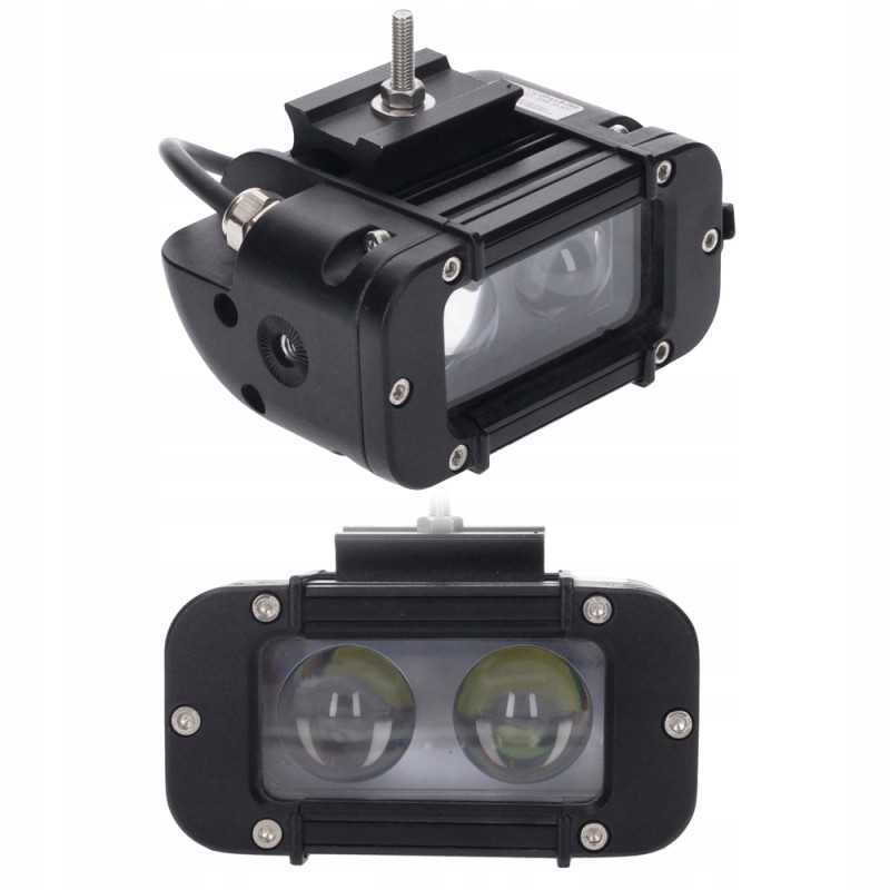 Bekelės lempos šviestuvas LED 4x4 20w 6000k 10 30v vietoje