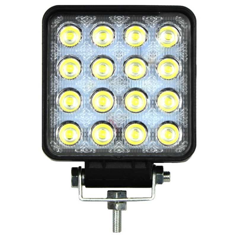 16 led halogeninė darbo lempa 48w 12v 24v led