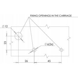 LED kvadratinis galinis žibintas 12 24v LA4002
