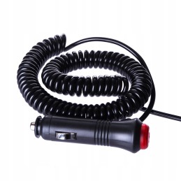 Maitinimo LED įspėjamoji lemputė 12v 24v su magnetu